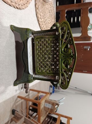 Estufa gas esmaltada estilo salamandra
