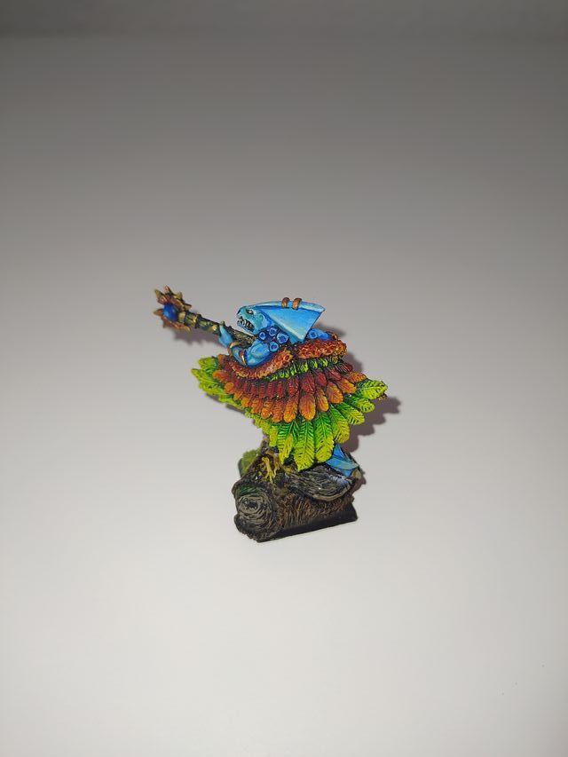 Warhammer: Lagartos, Chamán Eslizón de Metal