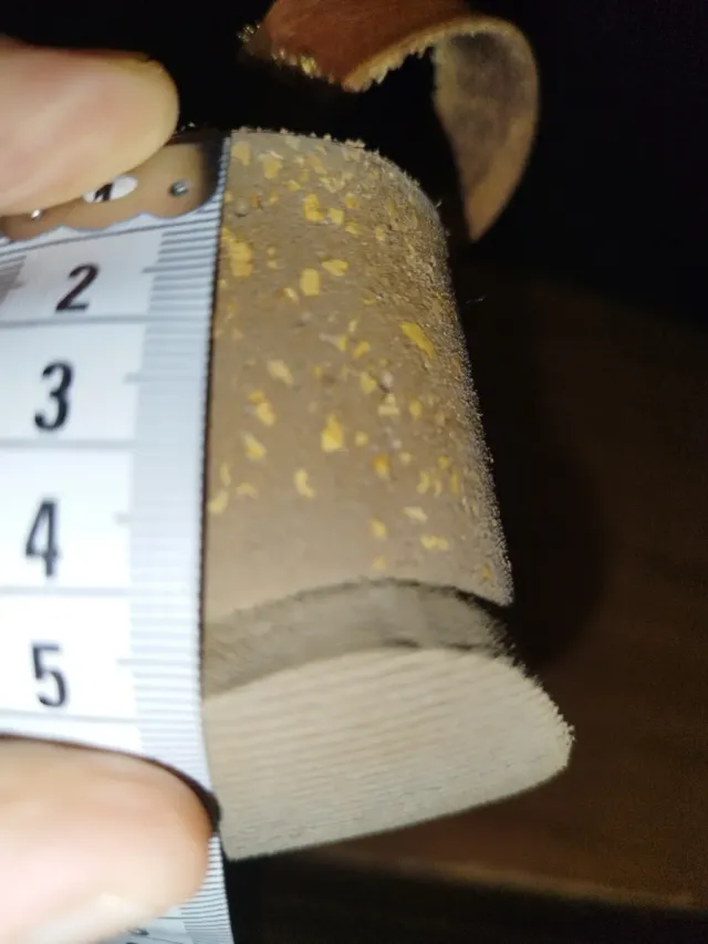 Sandalias PIEL Bio Marrón Tiras Cruzadas Cuña