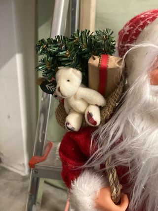 Babbo Natale decorativo con sacco regali