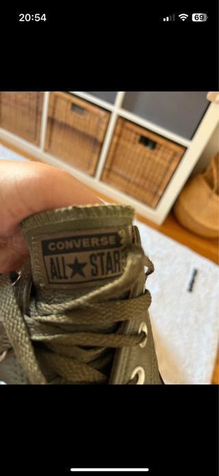 Converse All Star Verde Piel