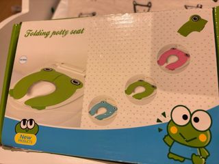 Reductor WC plegable bebé rana