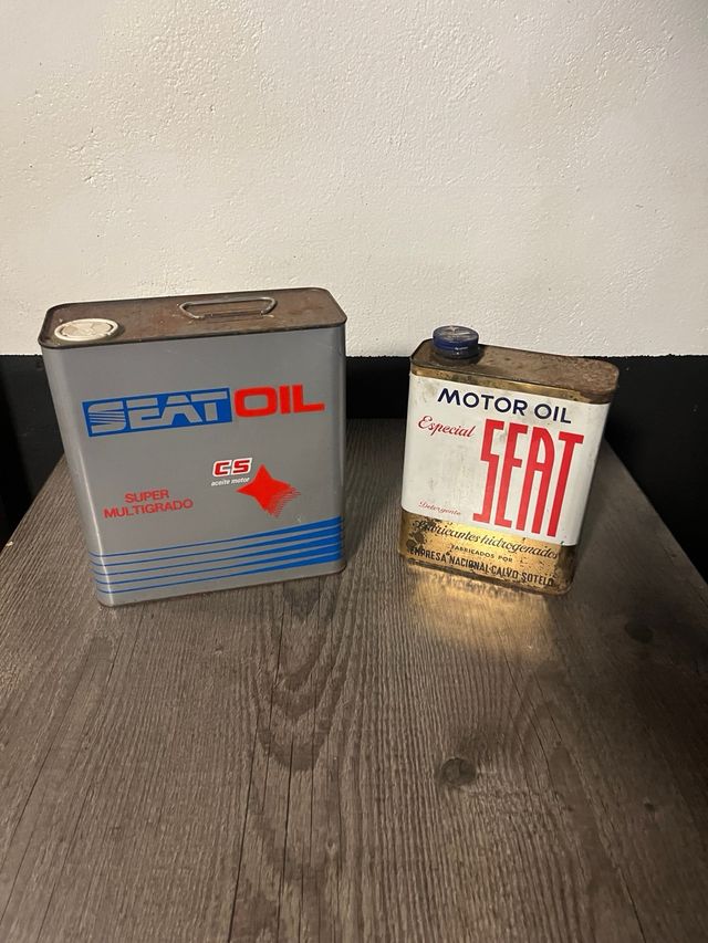 Latas Aceite SEAT Clásicas (2 unidades)