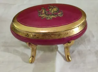 Joyero pequeñito antiguo Calaryce ovalado