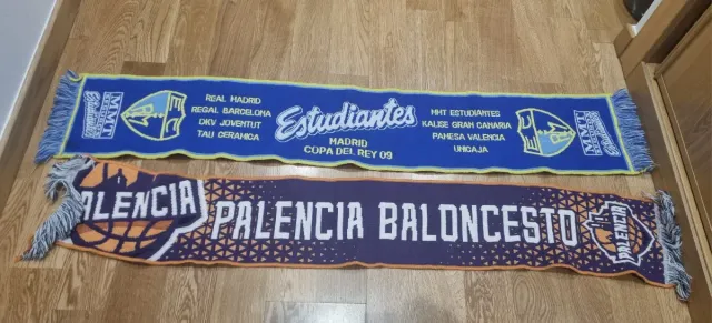 Bufandas Baloncesto Estudiantes y Palencia