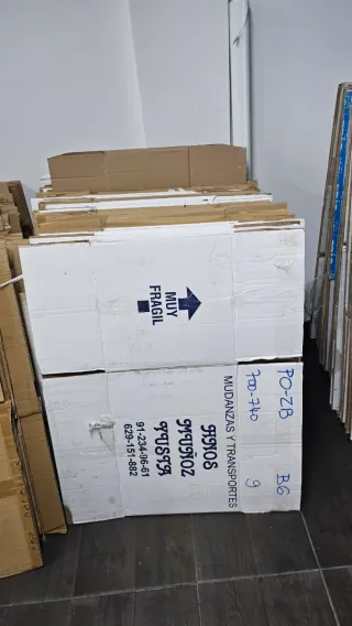 Cajas para mudanza. Leer precio x tamaño