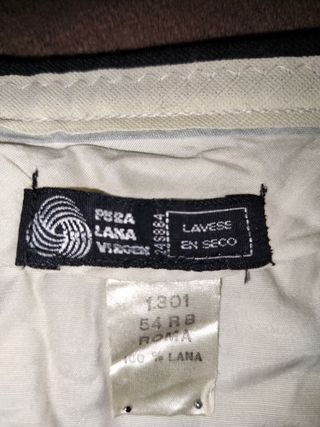 Traje cruzado gris marengo de hombre