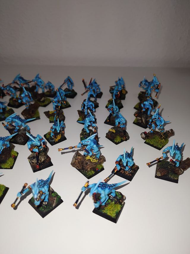Warhammer: Lagartos, 39 Eslizones con Cerbatana