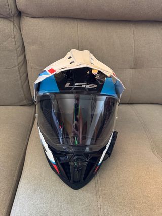 Casco LS2 MX701 talla M con Cardo Packtalk Pro