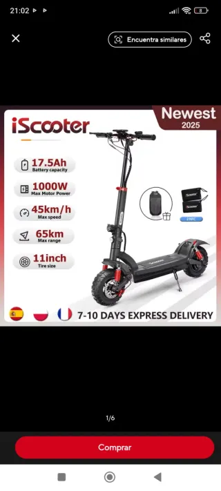 Patín Eléctrico iScooter