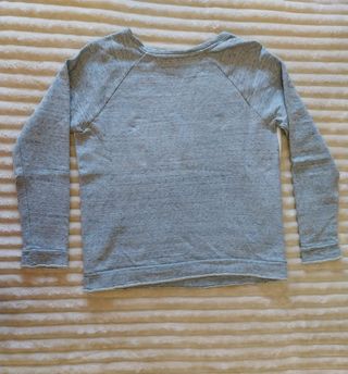 Jersey Bicolor Texturas Mujer Gris/Blanco