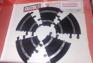 Scalextric Compatible. Pack curvas cerradas