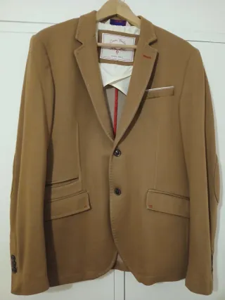 Americana casual Zara Man marrón