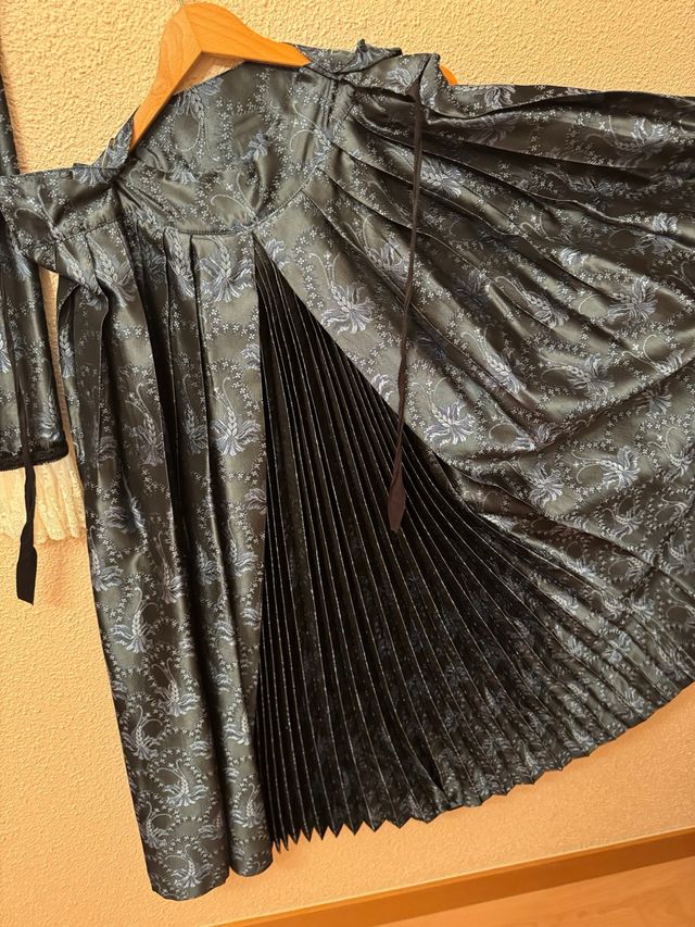 Traje de Baturra Azul y Negro