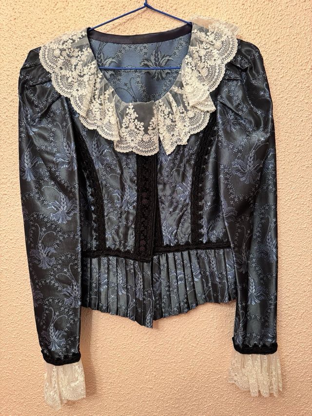 Traje de Baturra Azul y Negro