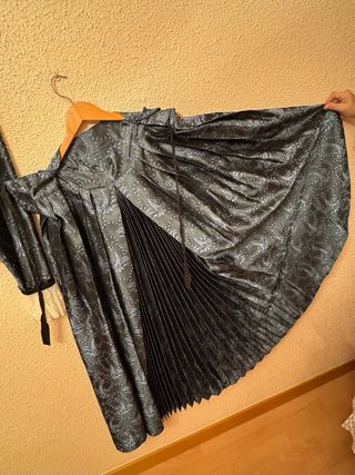 Traje de Baturra Azul y Negro