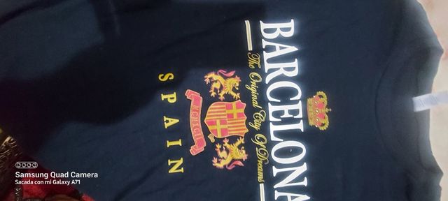 Camiseta Barcelona España  talla  4XL