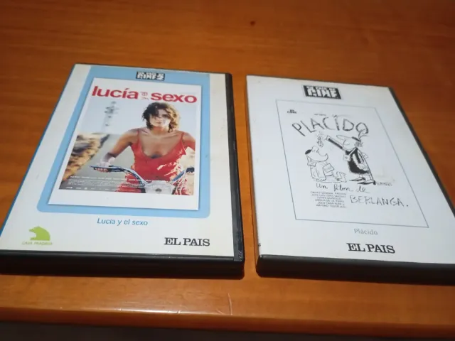 Películas DVD: Lucía y el Sexo y Plácido