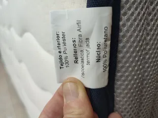 Colchón Viscoelástico Cuna Bebé 120x60