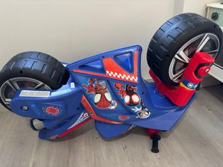 Moto Spiderman Niños