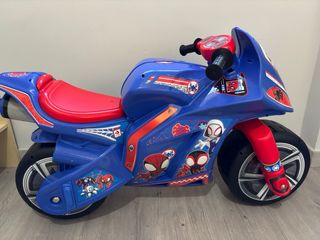Moto Spiderman Niños