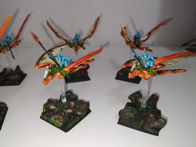 Warhammer: Lagartos, 6 Terradones de Metal