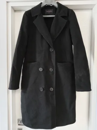 Cappotto Hastata Nero Taglia M