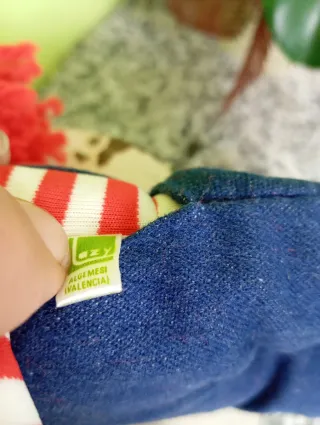 Muñeca de trapo vintage años 90