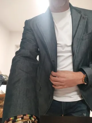 Giacca blu uomo