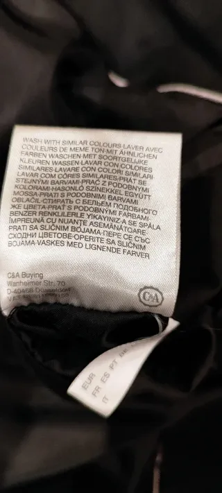 Gabardina Mujer Negra 48 50 Chaqueta