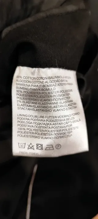 Gabardina Mujer Negra 48 50 Chaqueta