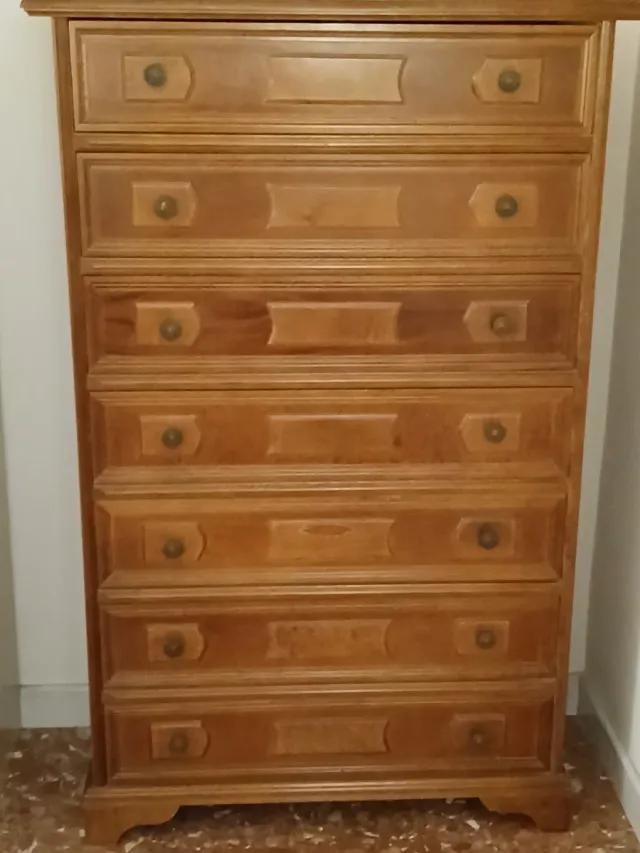 Settimino in legno 7 cassetti