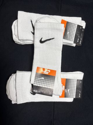 Calcetines Nike Blancos Pack 5 Pares