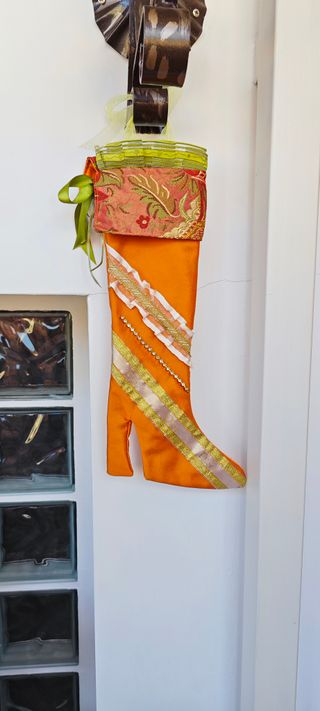 Calza fatta a mano idea regalo Halloween