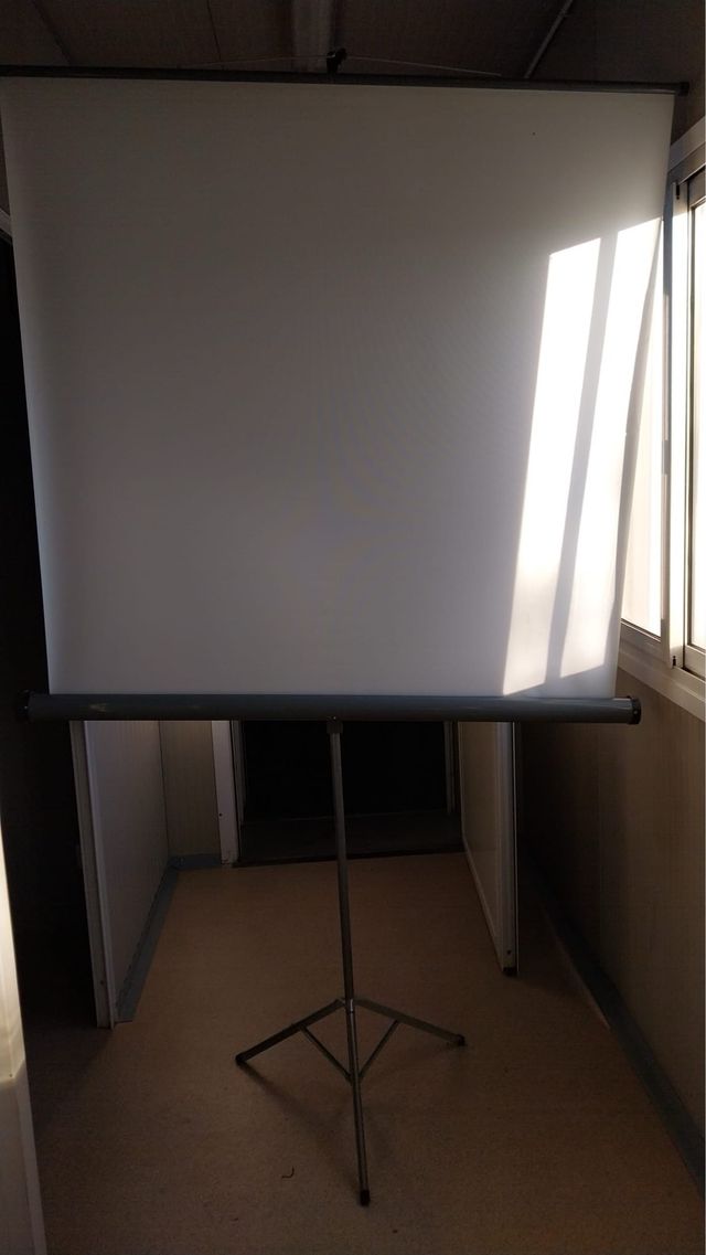 Telo per proiettore con treppiede