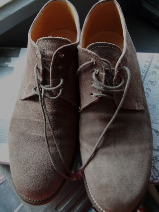 Scarpe uomo scamosciate marroni n°41