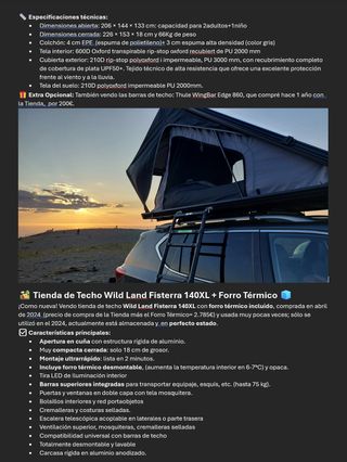 Tienda de Techo coche mas Forro Termico