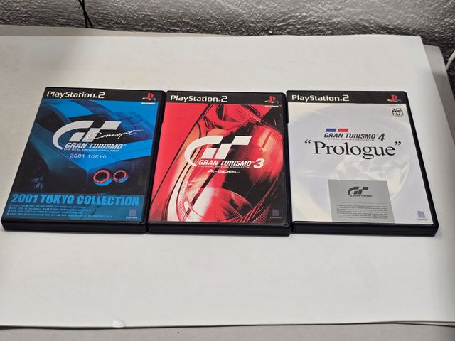 JP pack Gran Turismo 2001 3 4 - Sony PS2