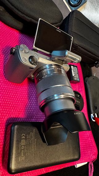 Sony NEX-5R Cámara Digital Plata