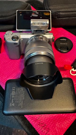 Sony NEX-5R Cámara Digital Plata