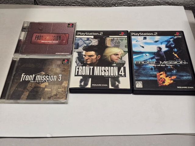 JP pack Front Mission 2 3 4 5 - Sony PS1 PS2