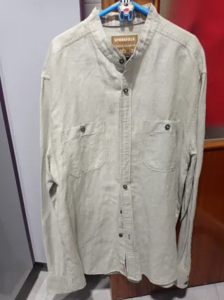 Camisa Springfield Lino Talla M/38