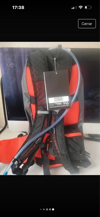 Mochila Columbus GIRO 12 Gris Naranja