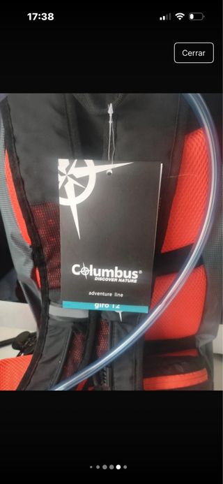 Mochila Columbus GIRO 12 Gris Naranja