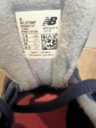 New Balance 373 Bambas Chica Azul/Rosa