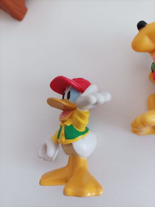 Muñecos Mickey, Donald y Pluto