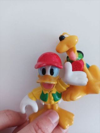 Muñecos Mickey, Donald y Pluto