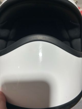 Casco Moto DMD Racer Talla S Blanco