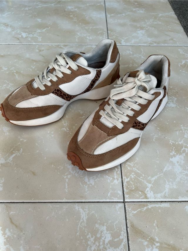 Zapatillas Passé Composé Marrón Talla 38 Nuevas