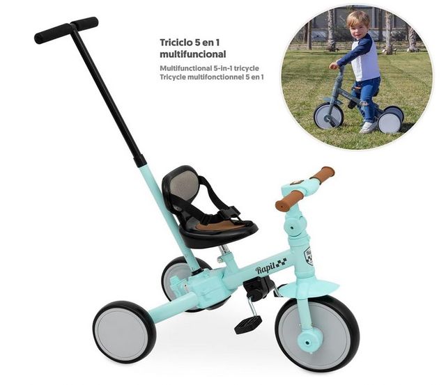 Triciclo Evolutivo Bebé 5 en 1 Interbaby